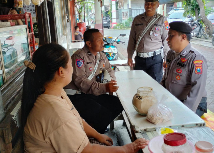 Polsek Tandes Sapa Warga Bibis Tama, Komitmen Jaga Kamtibmas
