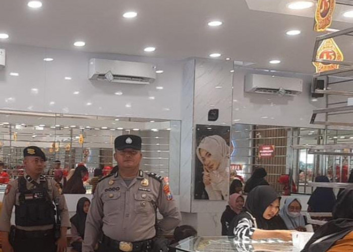 Polsek Ngawi Kota Patroli Cipkon Harkamtibmas di Obyek Vital