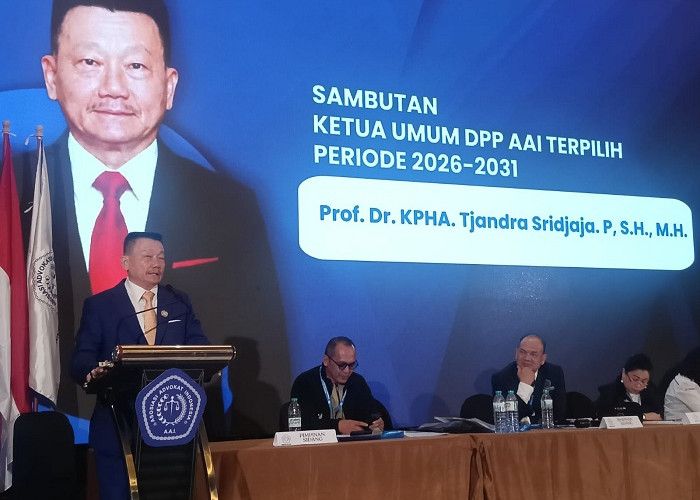 Tjandra Sridjaja Terpilih Aklamasi Pimpin AAI, Serukan Persatuan Advokat