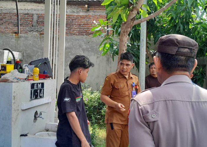 Polsek Rungkut Bareng Satpol PP Respons Aduan Warga Soal Bengkel Tak Berizin