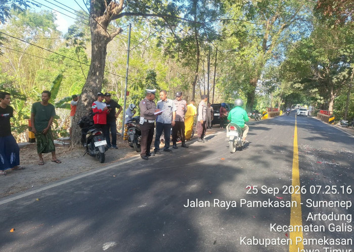 Kecelakaan Tiga Kendaraan di Pamekasan Tewaskan Pengendara Motor
