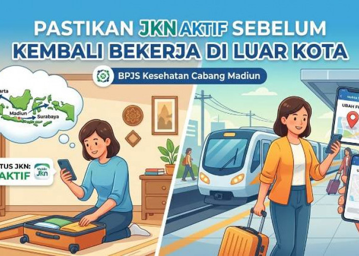 BPJS Madiun Imbau Peserta Pastikan JKN Aktif Sebelum Kembali Merantau