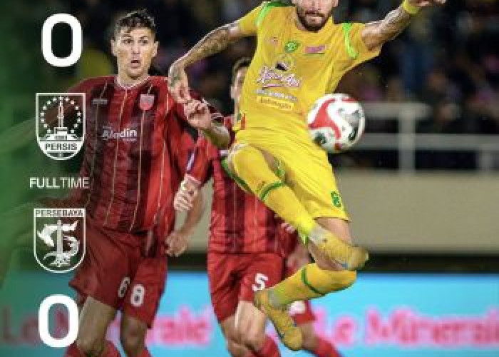 Persis Solo vs Persebaya Surabaya Berakhir Imbang Tanpa Gol, Bajol Ijo Bawa Pulang 1 Poin