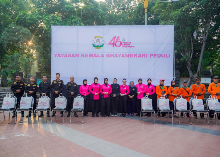 HUT Ke-46, Kemala Bhayangkari Jatim Benahi Taman Bungkul Surabaya dan Luncurkan Program Penghijauan 2026