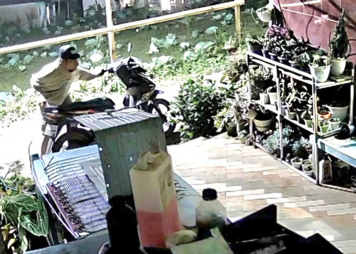 Terekam CCTV, Komplotan Curanmor Gasak Motor Warga Andonosari Pasuruan