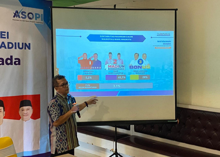 The Republic Intitute Bedah Hasil Survei Pilkada Kota Madiun, Ini Hasilnya