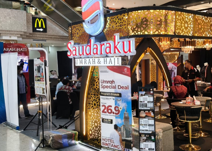 Pameran Haji Umrah di Plaza Surabaya, Saudaraku Tour & Travel Tawarkan Paket Mulai Rp26 Jutaan