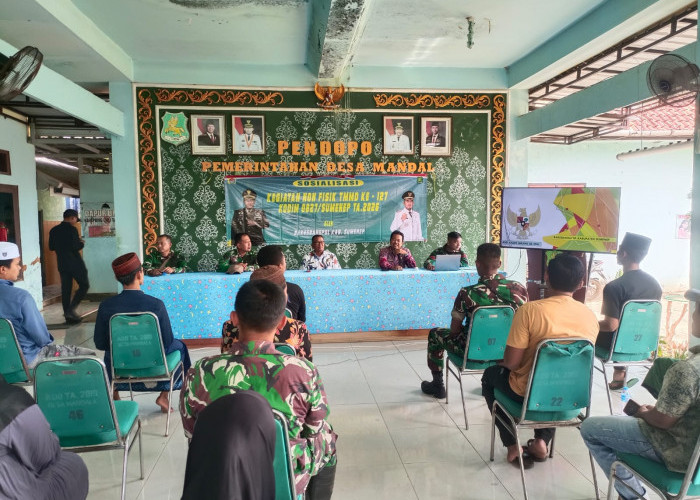 Perkuat Kewaspadaan, Satgas TMMD dan Warga Dibekali Wawasan Kebangsaan