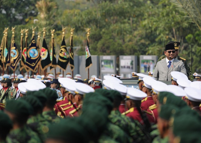 HUT ke-81 TNI, Prabowo Tekankan Masa Damai Harus Jadi Persiapan Hadapi Ancaman Terburuk