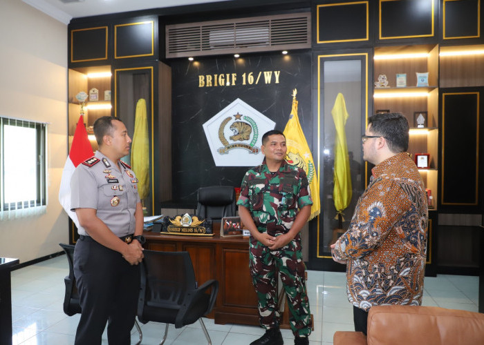 Sinergi Lintas Instansi, Tiga Pilar Kabupaten Kediri Pererat Silaturahmi Demi Jaga Kondusivitas Daerah