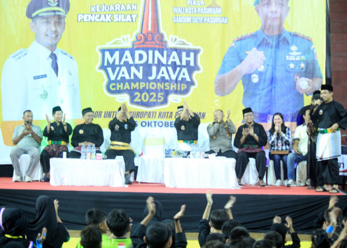 Wali Kota Buka Kejuaraan Pencak Silat Madinah Van Java Championship, Kali Pertama Digelar di Kota Pasuruan 
