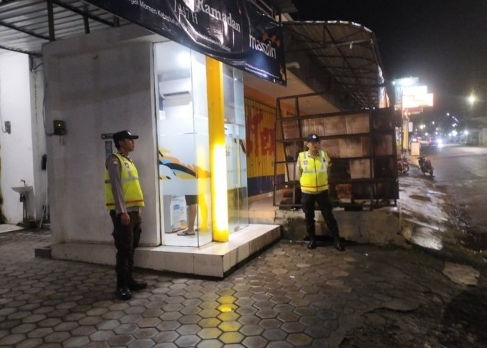 Cegah Kriminalitas, Polsek Jogorogo Perketat Pengamanan Objek Vital
