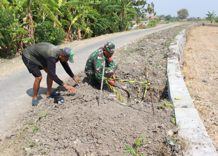 Aksi TMMD, PJU Siap Dipasang, Warga Kedondong Tulangan Aman dan Nyaman