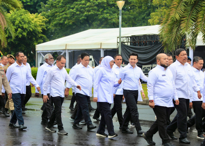 Gladi Bersih Pelantikan, Khofifah-Emil Siap Tancap Gas Rakor Bersama Sekda dan Kepala  OPD