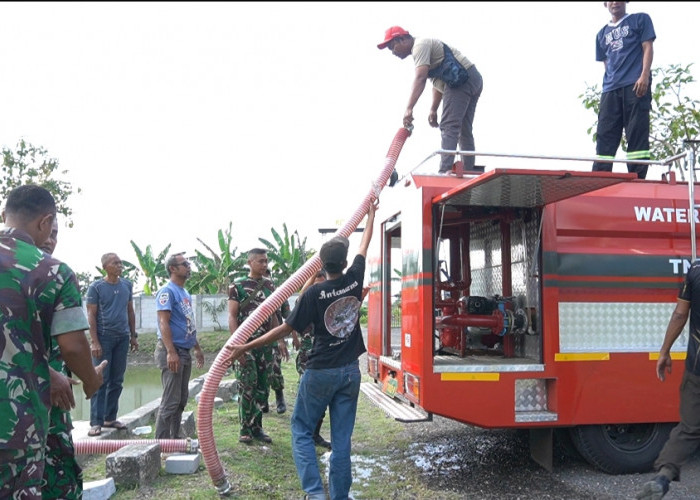 Perkuat Mitigasi Bencana, Personel Kodim 0812/Lamongan Perdalam Teknis Operasional Water Tank