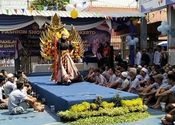 Warga Binaan Lapas Mojokerto Adu Kreativitas Fashion Show 