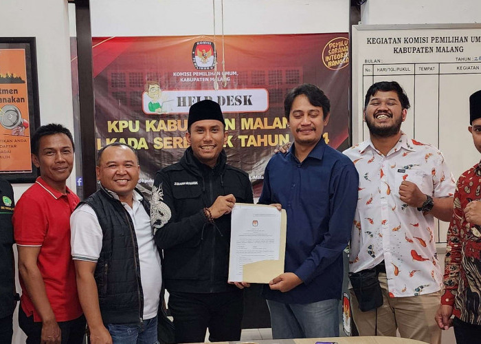 2 Bapaslon Pilkada Kabupaten Malang Harus Lengkapi Berkas Persyaratan Administrasi