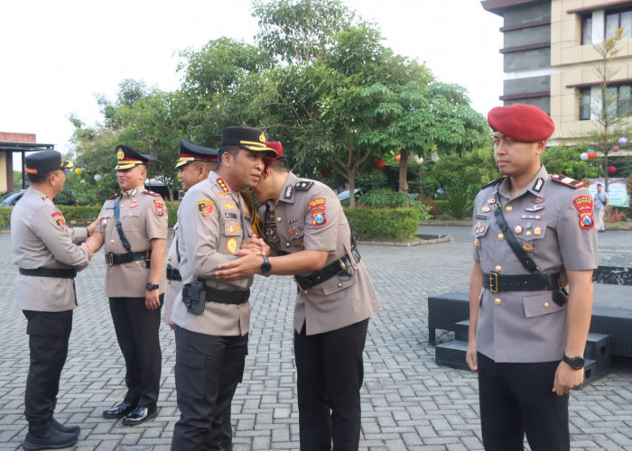 Kabag SDM dan Kasat Reskrim Polresta Sidoarjo Berganti