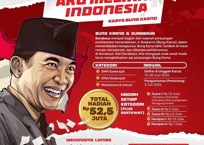 Pemkot Surabaya Gelar Lomba Baca Puisi Aku Melihat Indonesia Karya Bung Karno, Total Hadiah Rp 52,5 Juta