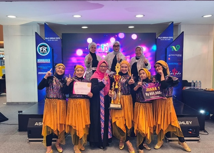 First Line Junior Juara 1 Line Dance Competition Haji Umrah Memorandum 2026 
