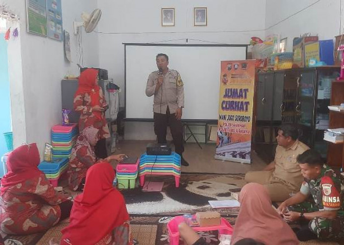 Polsek Sawahan Gelar Jumat Curhat di Kupang Krajan Surabaya, Warga Diminta Lebih Waspada