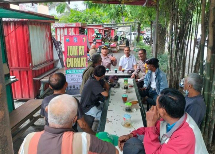 Jumat Curhat Polsek Rungkut Sinergi Bersama Tiga Pilar