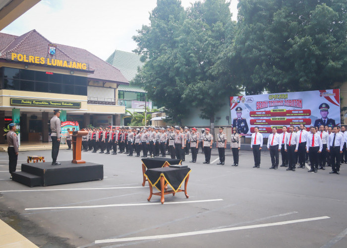 Polres Lumajang Gelar Sertijab, Wakapolres dan Kasat Reskrim Berganti