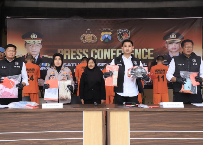 Satreskrim Polres Kediri Kota Gelar Press Release, Ini Daftar Kasus yang Diungkap 