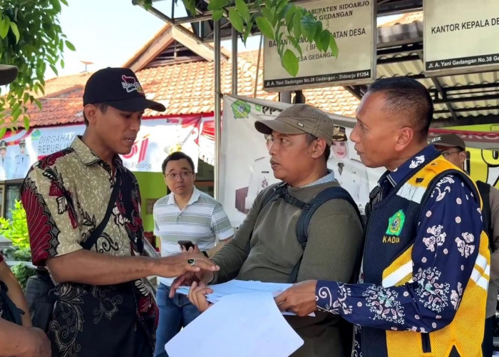 Pemkab Sidoarjo dan BPN Ukur Lahan Flyover Gedangan 