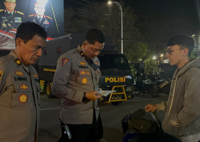 Patroli Siaga, Polresta Malang Kota Tindak Balap Liar dan Knalpot Brong