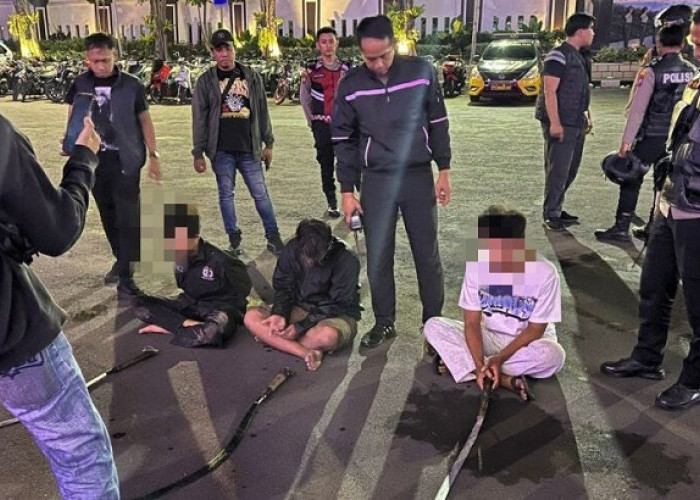 Identitas 8 Anggota Gangster All Star Surabaya yang Diamankan Polisi di Gubeng Terungkap