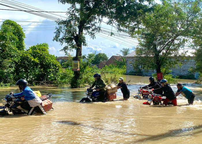 Ratusan Rumah dari Empat Kecamatan di Gresik Terdampak Banjir