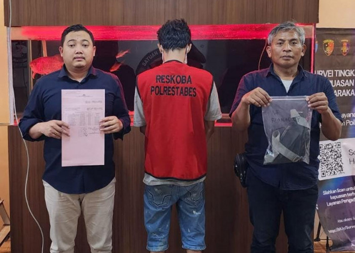 Edarkan 14 Poket Sabu, Residivis Kembali Dibekuk Satresnarkoba Polrestabes Surabaya