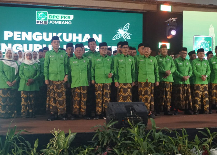 Dikukuhkan Pimpin PKB Jombang 2026–2031, Anas Burhani Bidik 16 Kursi DPRD
