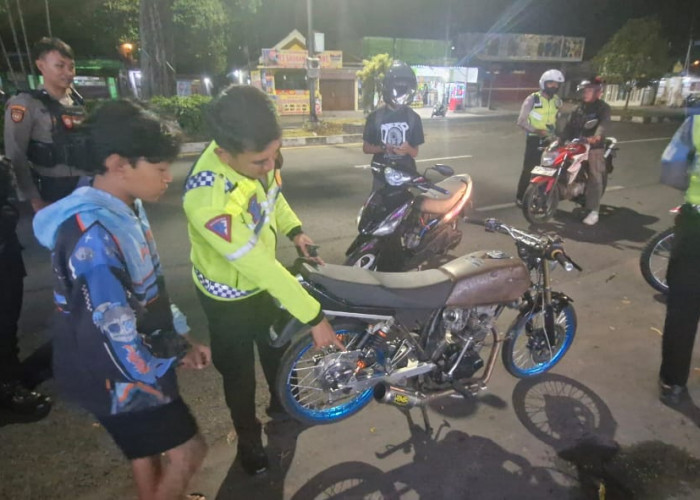 Polres Jember Tingkatkan Patroli dan Tindak Tegas Pengguna Knalpot Brong serta Aksi Balap Liar
