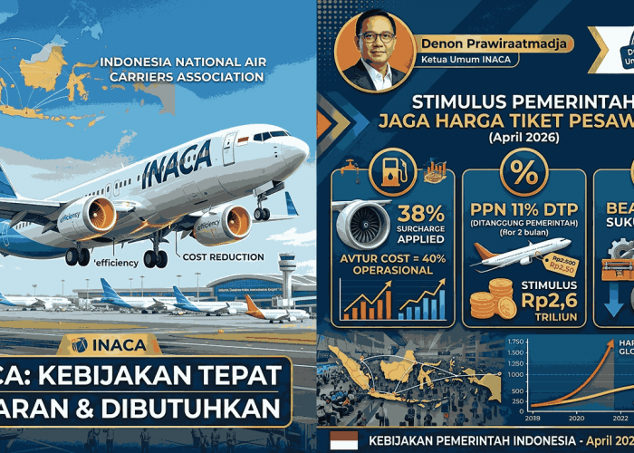 Pemerintah Guyur Insentif ke Maskapai, INACA: Tepat Sasaran dan Dibutuhkan