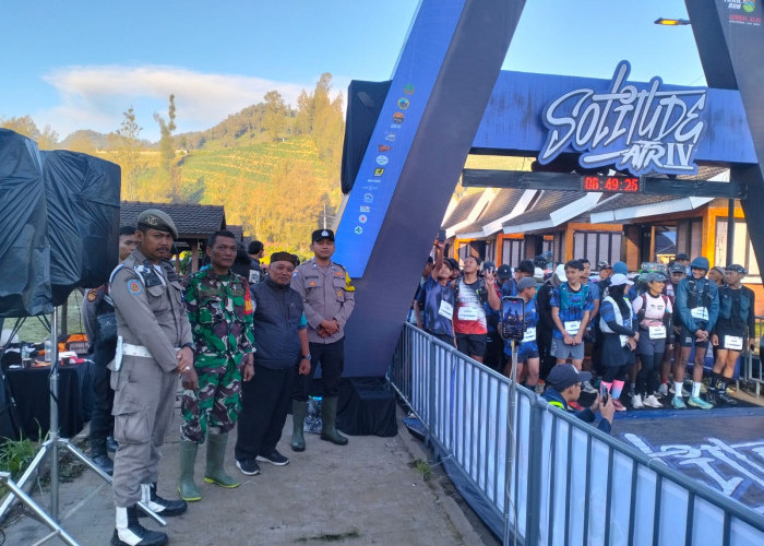 Ratusan Personel Gabungan Amankan Alas Trail Run 2026 di Ranupani, Ribuan Pelari Jelajahi Jalur Semeru
