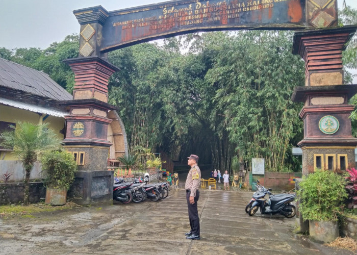 Libur Lebaran 2026, Polsek Candipuro Siagakan Personel di Wisata Hutan Bambu Sumbermujur