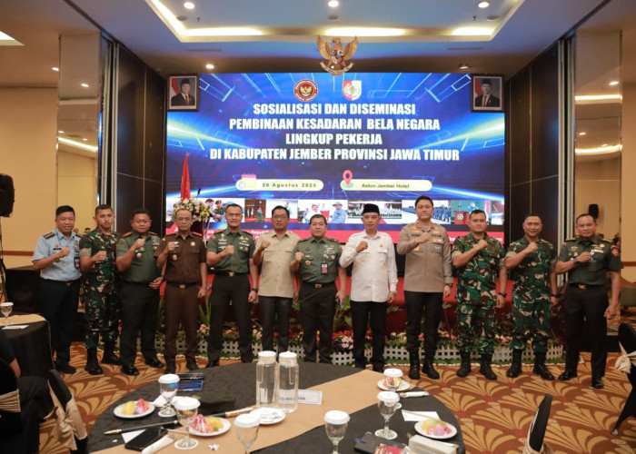 Kementerian Pertahanan Dorong Kesadaran Bela Negara di Kalangan Pekerja Jember