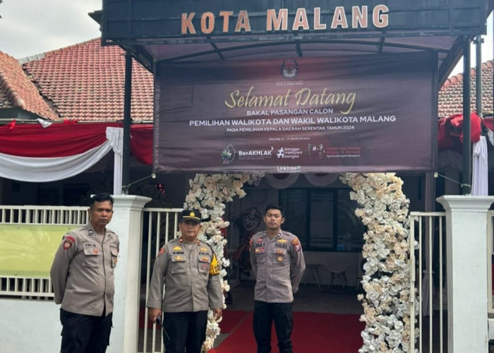 Pendaftaran Pilwali Kota Malang Dimulai, 530 Personel Diturunkan