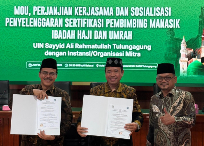 UIN SATU Tulungagung–FK Patuh Jatim Perkuat Sertifikasi Pembimbing Haji Profesional 2025–2029