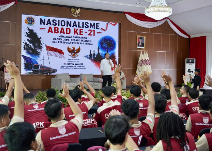 Beri Kuliah Umum di DPP GMPK, Menteri Nusron: Nasionalisme Jadikan Bangsa yang Kuat
