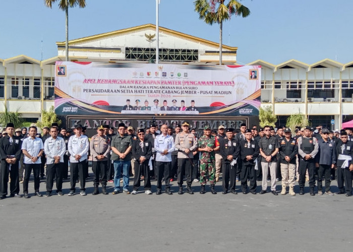 Gandeng TNI-Polri, PSHT Jember Komitmen Jadi Pelopor Jaga Kedamaian