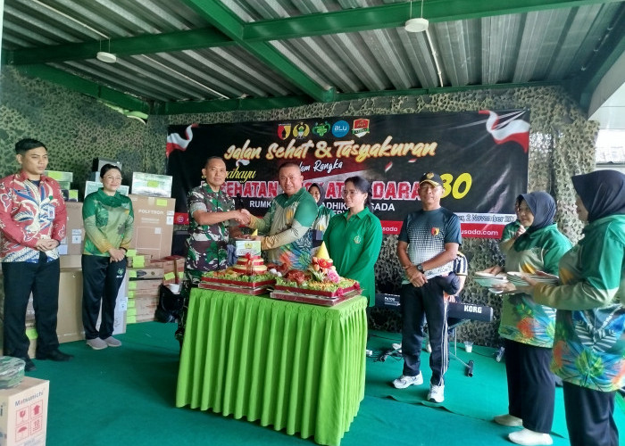 Gebyar HUT Ke-80 Kesad, DKT Jember Gelar Jalan Sehat Spektakuler dan Tasyakuran Akbar Penuh Makna