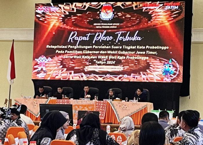 KPU Kota Probolinggo Tetapkan Rekapitulasi Pilwali Dimenangkan Paslon Amanah