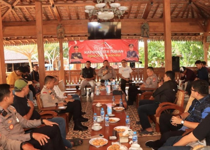Kapolresta Tuban Ajak Media Perkuat Sinergitas Jaga Kamtibmas