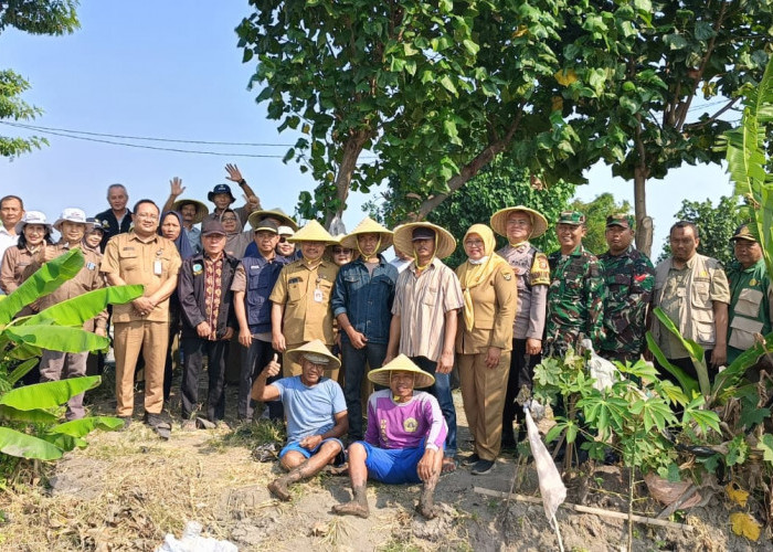 Dorong Pertanian Modern, Polisi Kawal Program Swasembada Pangan di Balowerti Kota Kediri