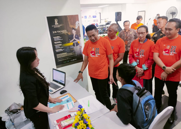 Mini Job Fair, Pj Wali Kota Wahyu Hidayat Yakin  Angka Pengangguran Menurun 