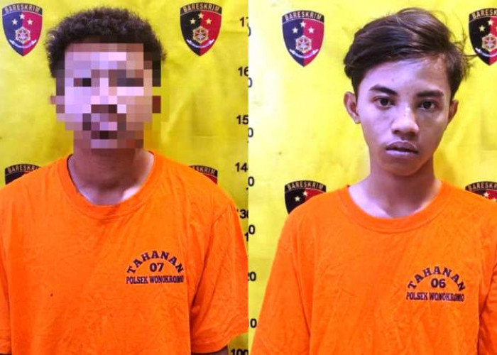 Empat Kali Curi HP di Lapangan Bogowonto Surabaya, Dua Pemuda Dibekuk Polsek Wonokromo