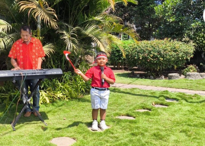 Siswa TK Tabitha Tunjungrejo Ikuti Lomba Bernyanyi HUT Ke-80 RI di Kodam V/Brawijaya